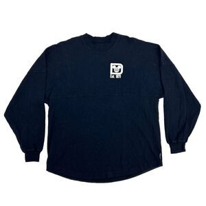 Disney Parks Spirit Jersey Adult M Blue Walt Disney World Long Sleeve‎ Crew Neck